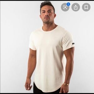 Alphalete Off-White/Cream Lux V2 Scoop Tee